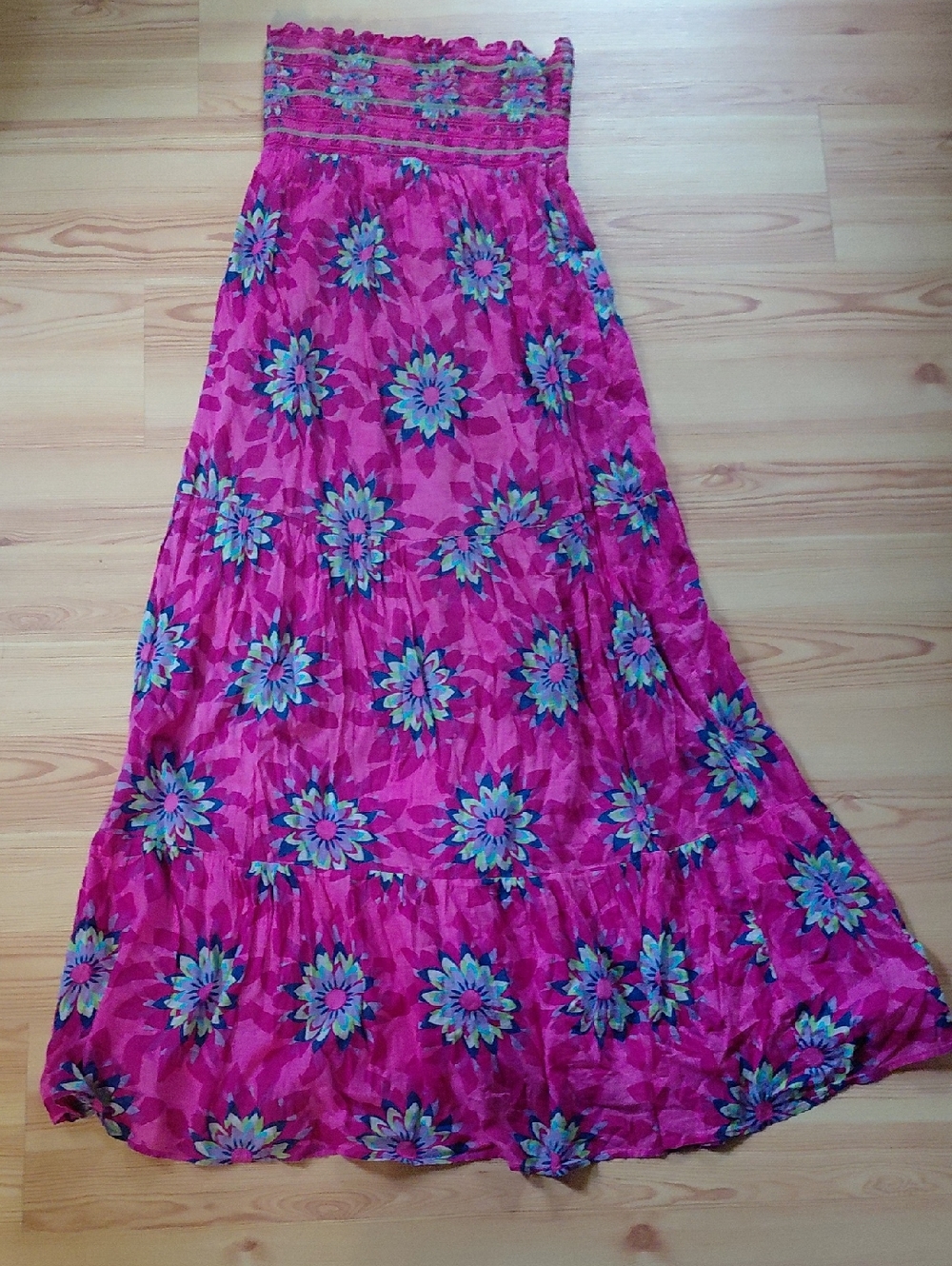Old Navy 100% Cotton Sleeveless Floral Maxi Dress